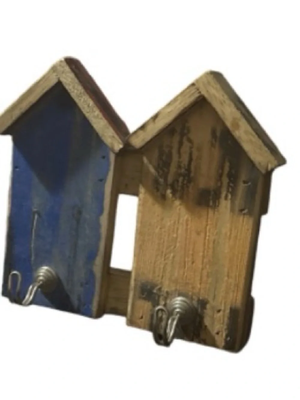 Really stic Blue and Yellow Beach House Wall Hook